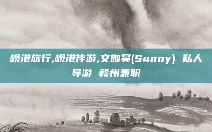 固安岘港旅行,岘港伴游,文伽昊(Sunny) 私人导游 赣州兼职